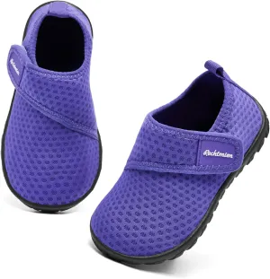 Toddler Boys' Girls' Water Shoes: Quick Dry, Non-Slip, Aqua Shoes - Blue, Medium