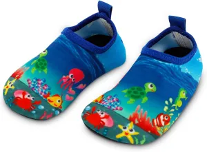 Toddler Kids Swim Water Shoes Quick Dry Non-Slip Water Skin Barefoot Sports Shoes Aqua Socks for Boys Girls Toddler