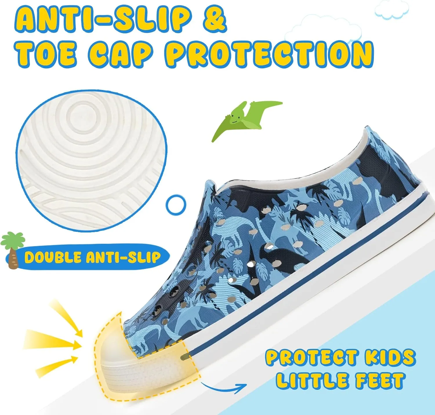 Toddler Sandals for Boys Girls Kids Summer Quick Dry Sneakers Pool Beach Swim Water Shoes for Children