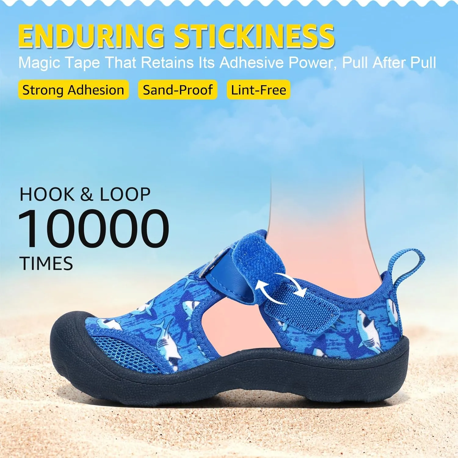 Toddler Water Shoes Quick-Dry Cute Beach Swim Pool Shoes