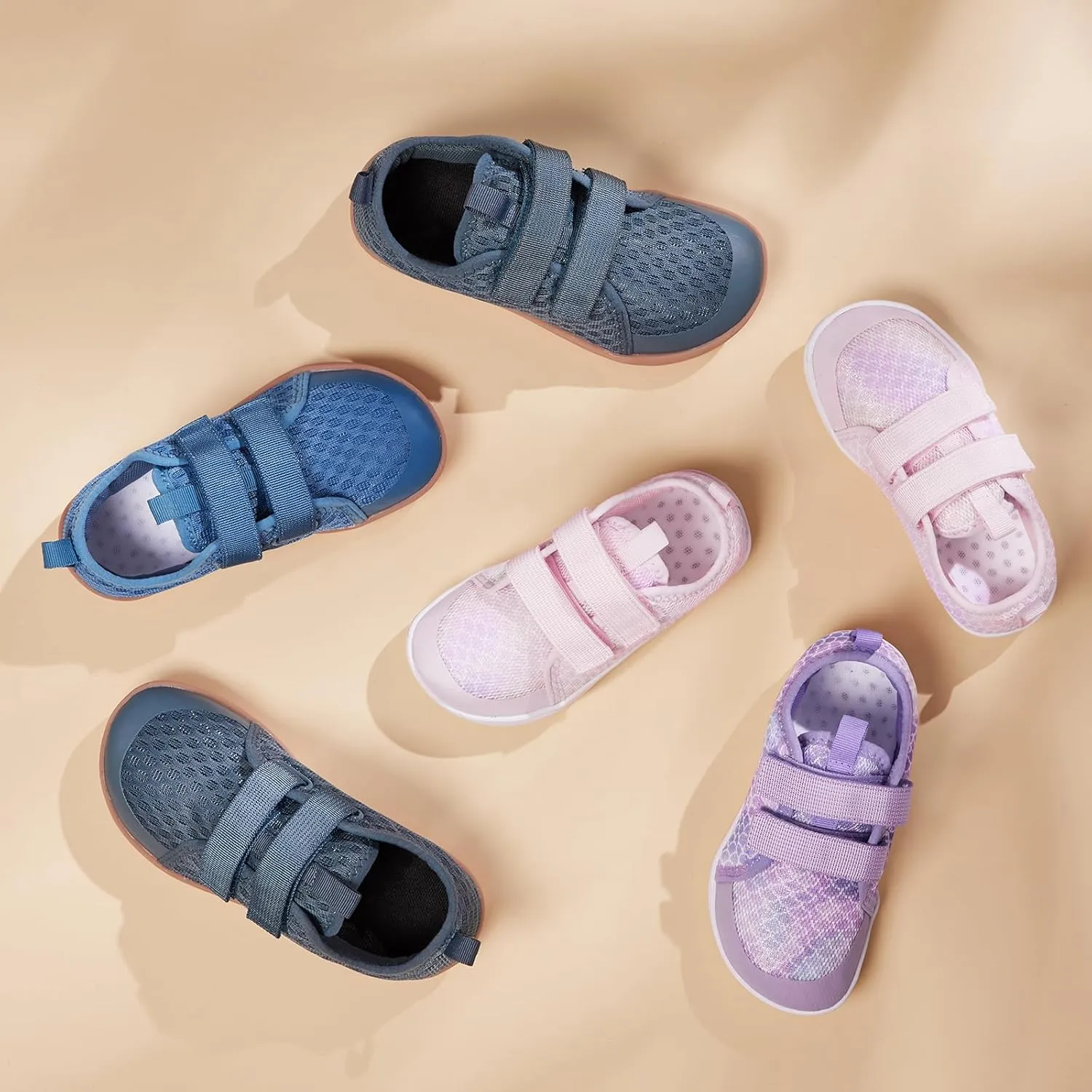 Toddlers and Little Kids Water Shoes, Wide Toe Box, Barefoot Feel, Non-Slip, Quick-Dry,Breathable for Kids