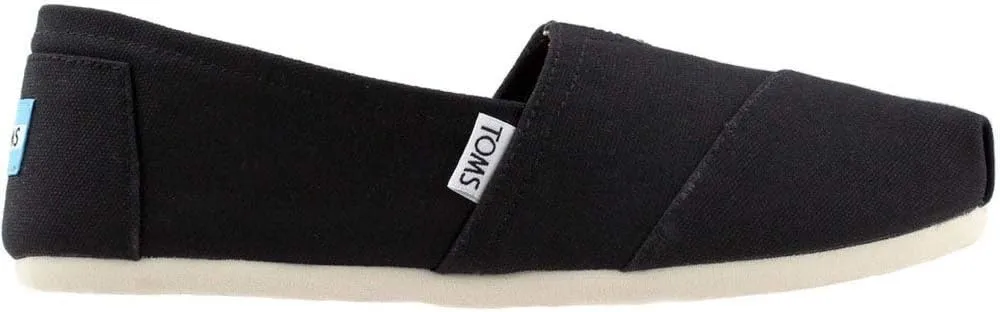 TOMS Womens Alpargata Geometric Slip On Flats Casual - Blue
