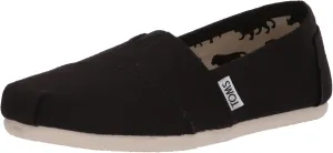 TOMS Womens Alpargata Geometric Slip On Flats Casual - Blue
