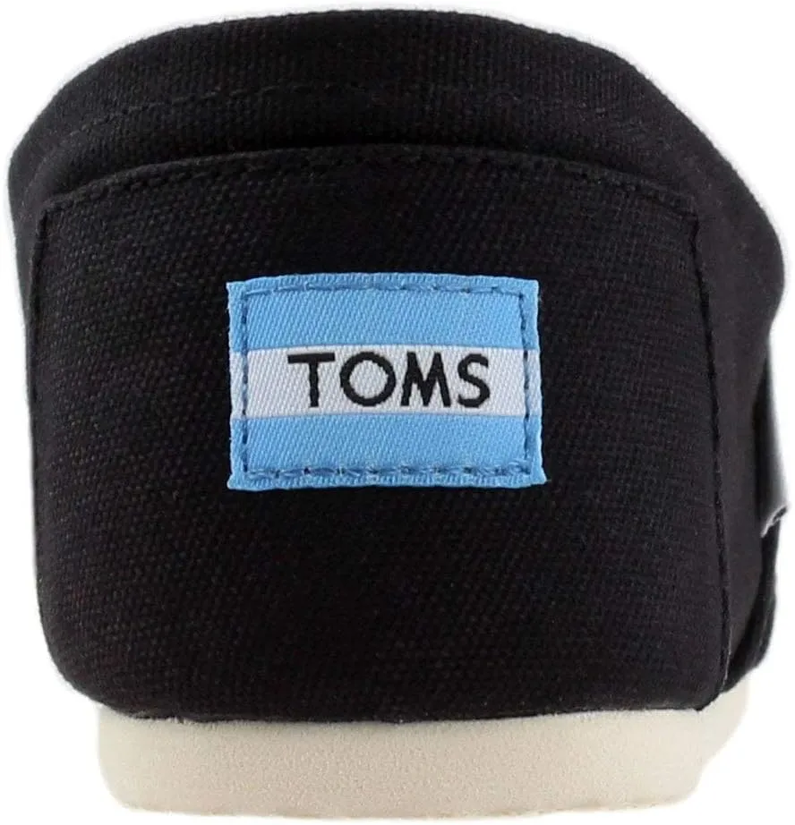 TOMS Womens Alpargata Geometric Slip On Flats Casual - Blue