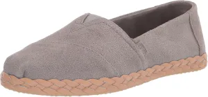 TOMS Women's, Alpargata Vetiver Suede Leather Wrap Slip-On