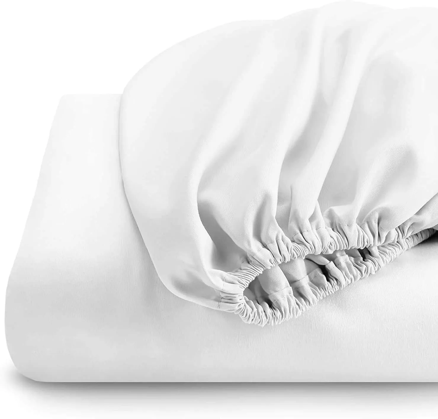 Top Split Head Flex Queen Sheet Set for Sleep Number Beds 4 Piece Taupe - Egyptian Cotton 1000 TC Split Sheets - Deep Pocket 15'' - Split Down 39 Inches from Top