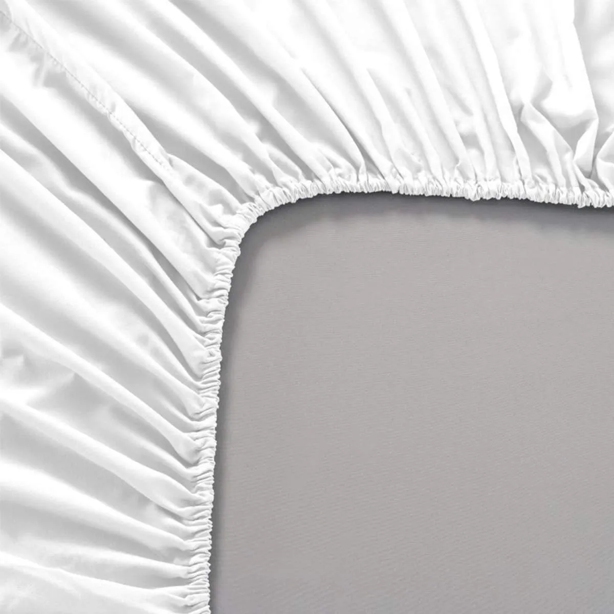 Top Split Head Flex Queen Sheet Set for Sleep Number Beds 4 Piece Taupe - Egyptian Cotton 1000 TC Split Sheets - Deep Pocket 15'' - Split Down 39 Inches from Top