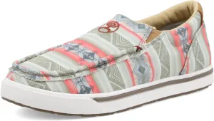 Twisted X Kid's Hooey Slip-On Loper, Moc Toe, Pink Multi, 13 M