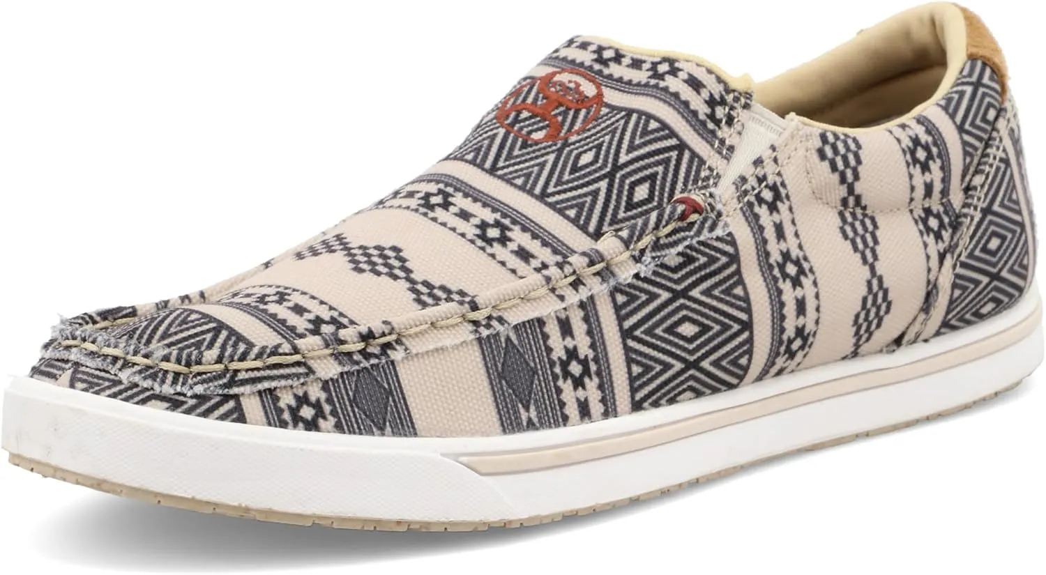 Twisted X Women's Hooey Slip-On Loper, Moc Toe, Taupe & Black, 9 M