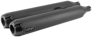 Two Brothers Racing Dual Slip-Ons - Black w/ Carbon Fiber Tip 005-4550499D-B