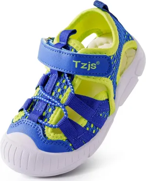 TZJS Boys Girls Water Shoes Kids Lightweight Beach Sport Sandals Breathable Quick Dry Swimming Sandals for Toddler