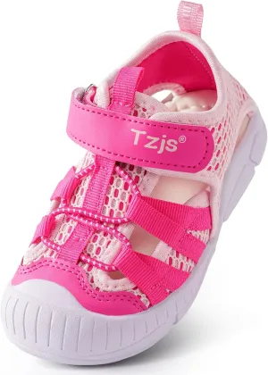 TZJS Boys Girls Water Shoes Kids Lightweight Beach Sport Sandals Breathable Quick Dry Swimming Sandals for Toddler