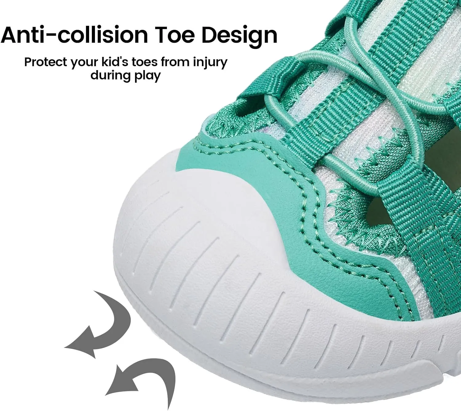 TZJS Boys Girls Water Shoes Kids Lightweight Beach Sport Sandals Breathable Quick Dry Swimming Sandals for Toddler