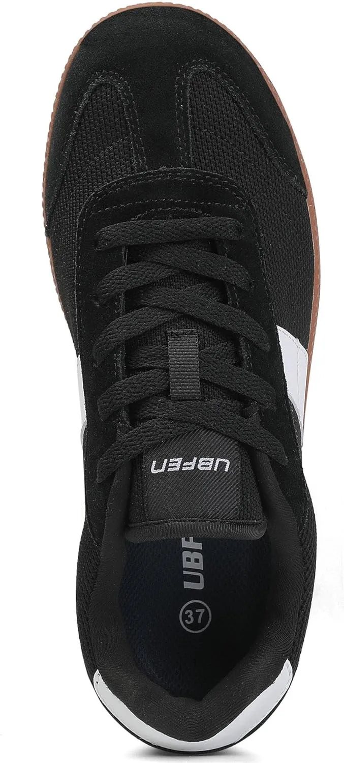 UBFEN Womens Fashion Sneakers Classic Retro Trainers Skate Shoes Casual Comfort Walking Footwear