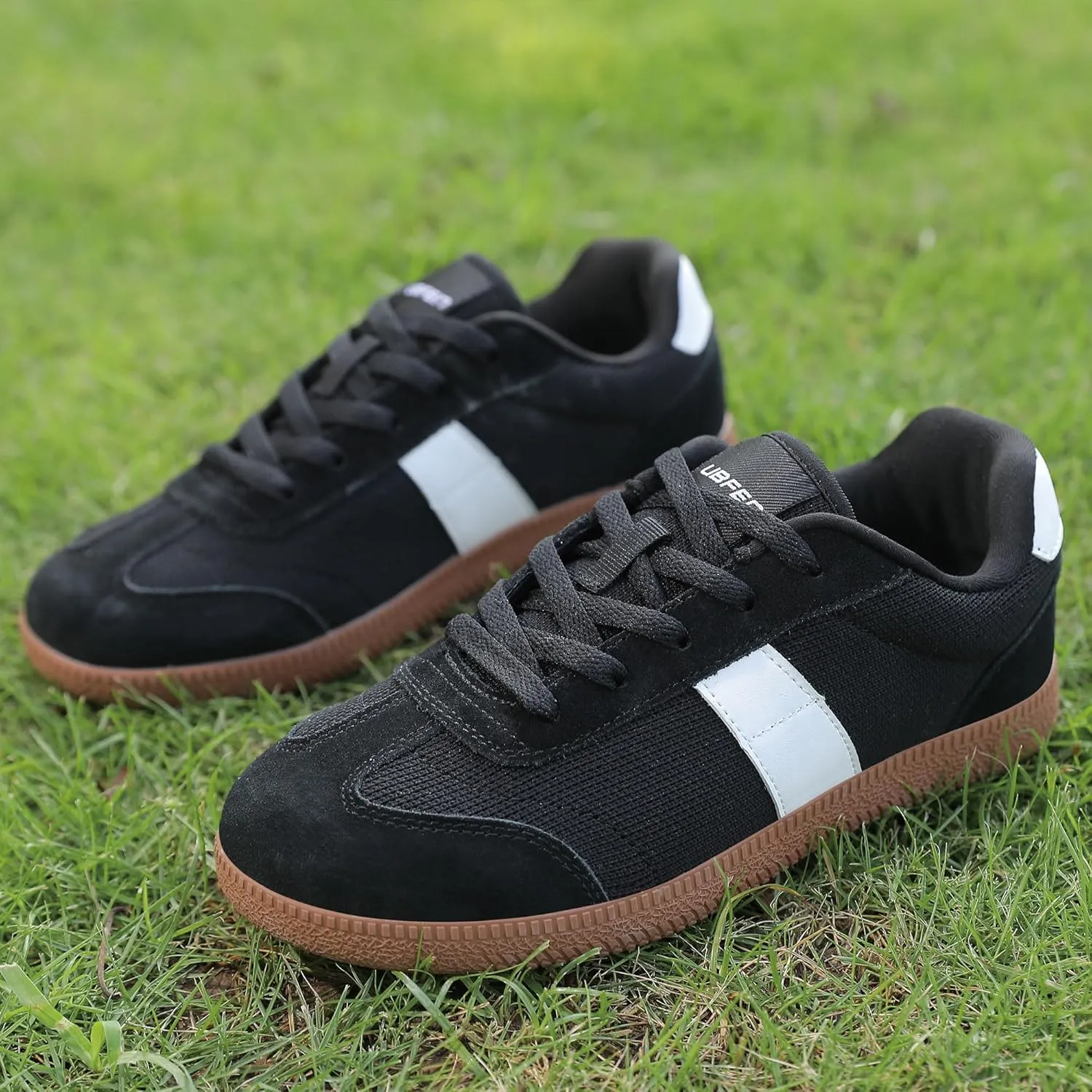 UBFEN Womens Fashion Sneakers Classic Retro Trainers Skate Shoes Casual Comfort Walking Footwear