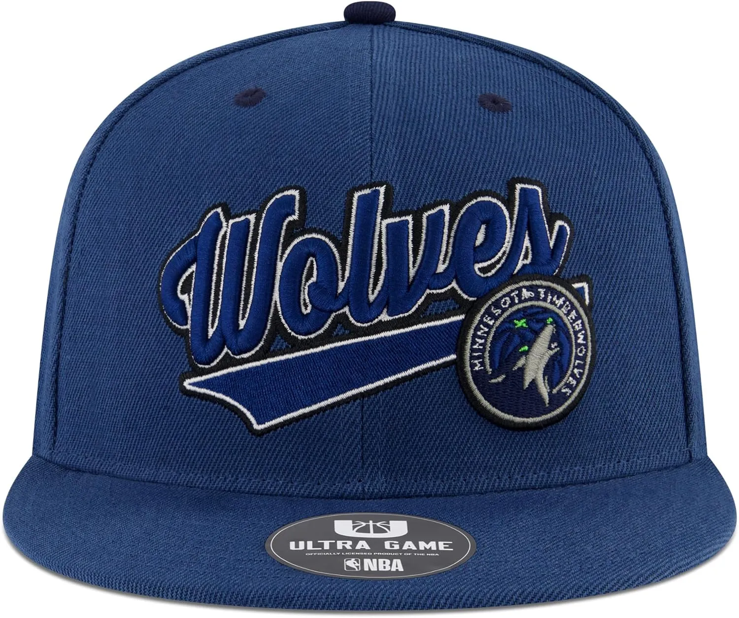Ultra Game Youth NBA Official 8-20 Snap Back 3D Embroidered Team Logo Baseball Cap Hat
