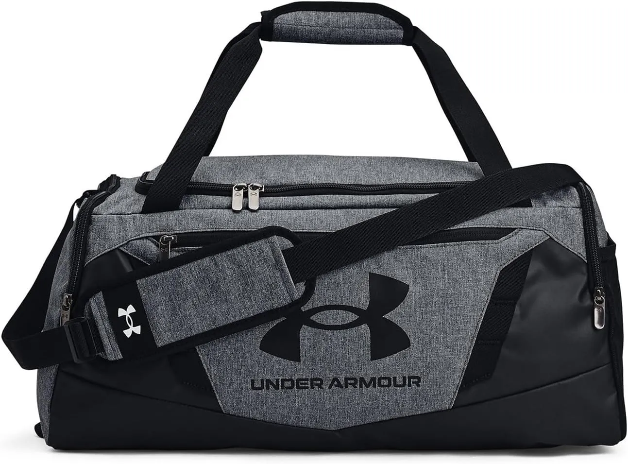 UNDER ARMOUR Unisex Sports Bag Shoulder Bag Travel Bag Undeniable 5.0 Duffle, -012 Heather Grey / Black