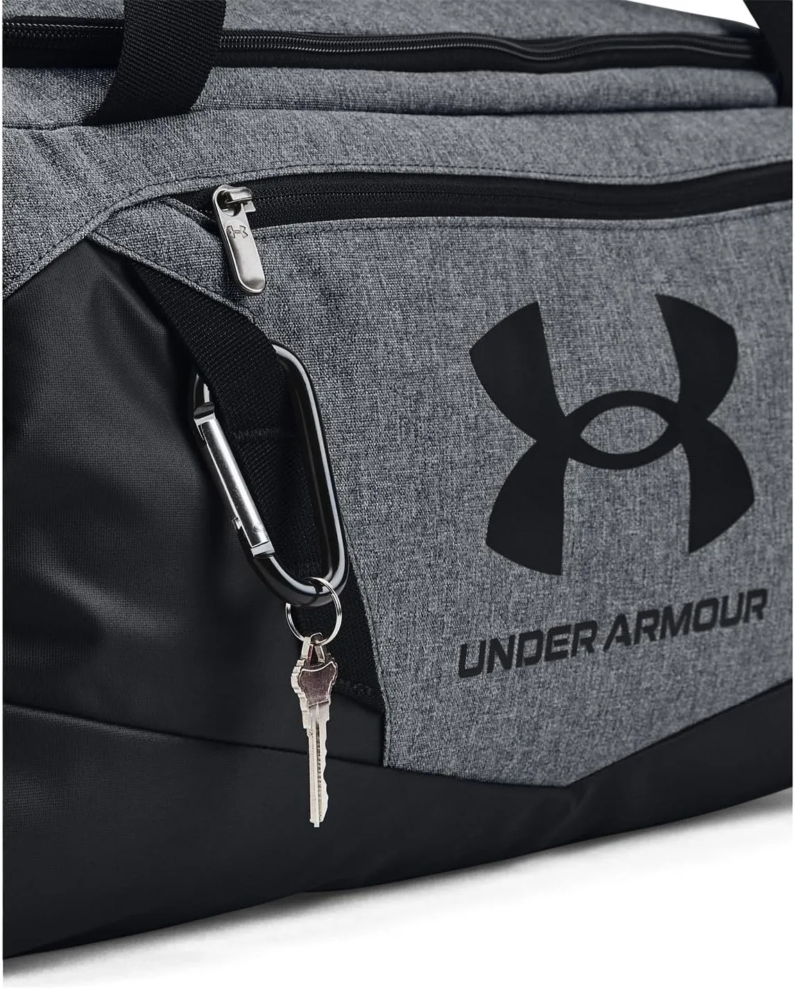 UNDER ARMOUR Unisex Sports Bag Shoulder Bag Travel Bag Undeniable 5.0 Duffle, -012 Heather Grey / Black