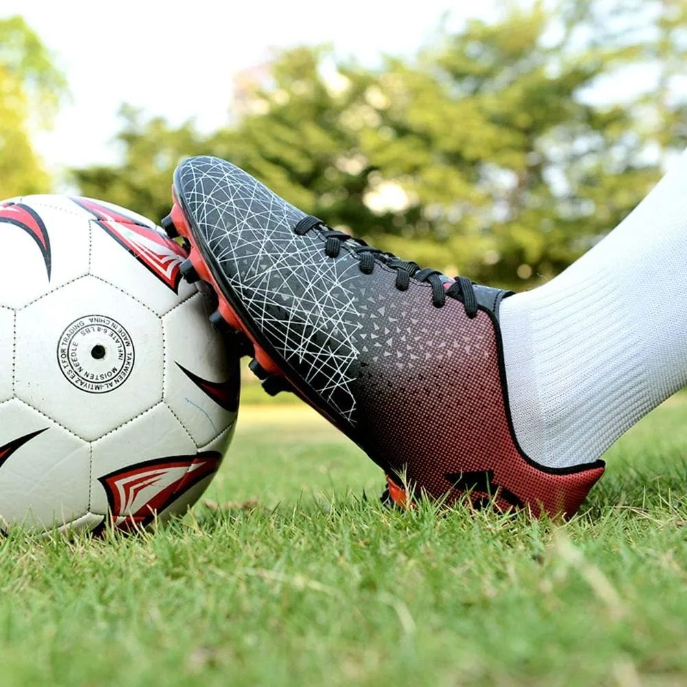Unisex Low Top AG Sports Soccer Cleats Training Shoes Non-Slip Wear Resistant Football Shoes