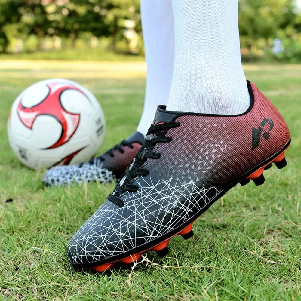 Unisex Low Top AG Sports Soccer Cleats Training Shoes Non-Slip Wear Resistant Football Shoes