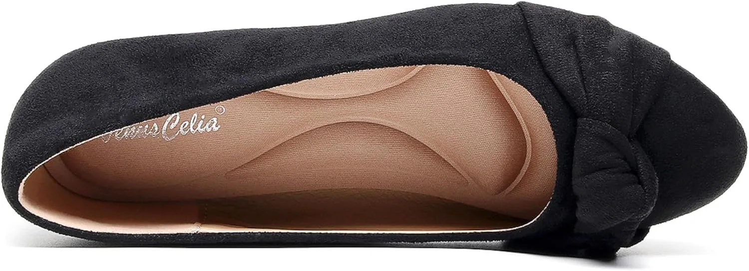 VenusCelia Women's Dazzling Flat Shoe