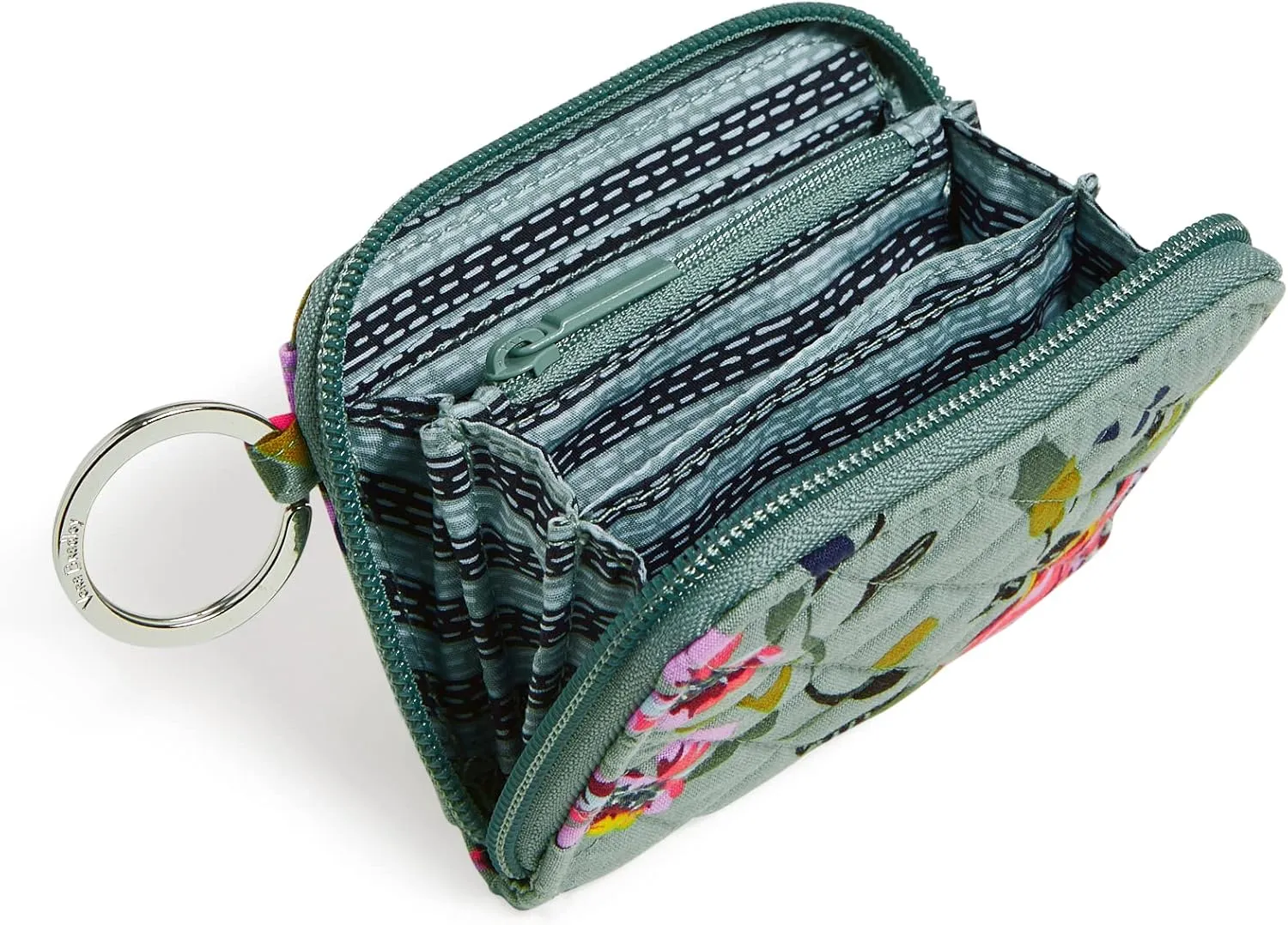 Vera Bradley Cotton Petite Zip-Around Wallet with RFID Protection