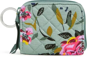 Vera Bradley Cotton Petite Zip-Around Wallet with RFID Protection