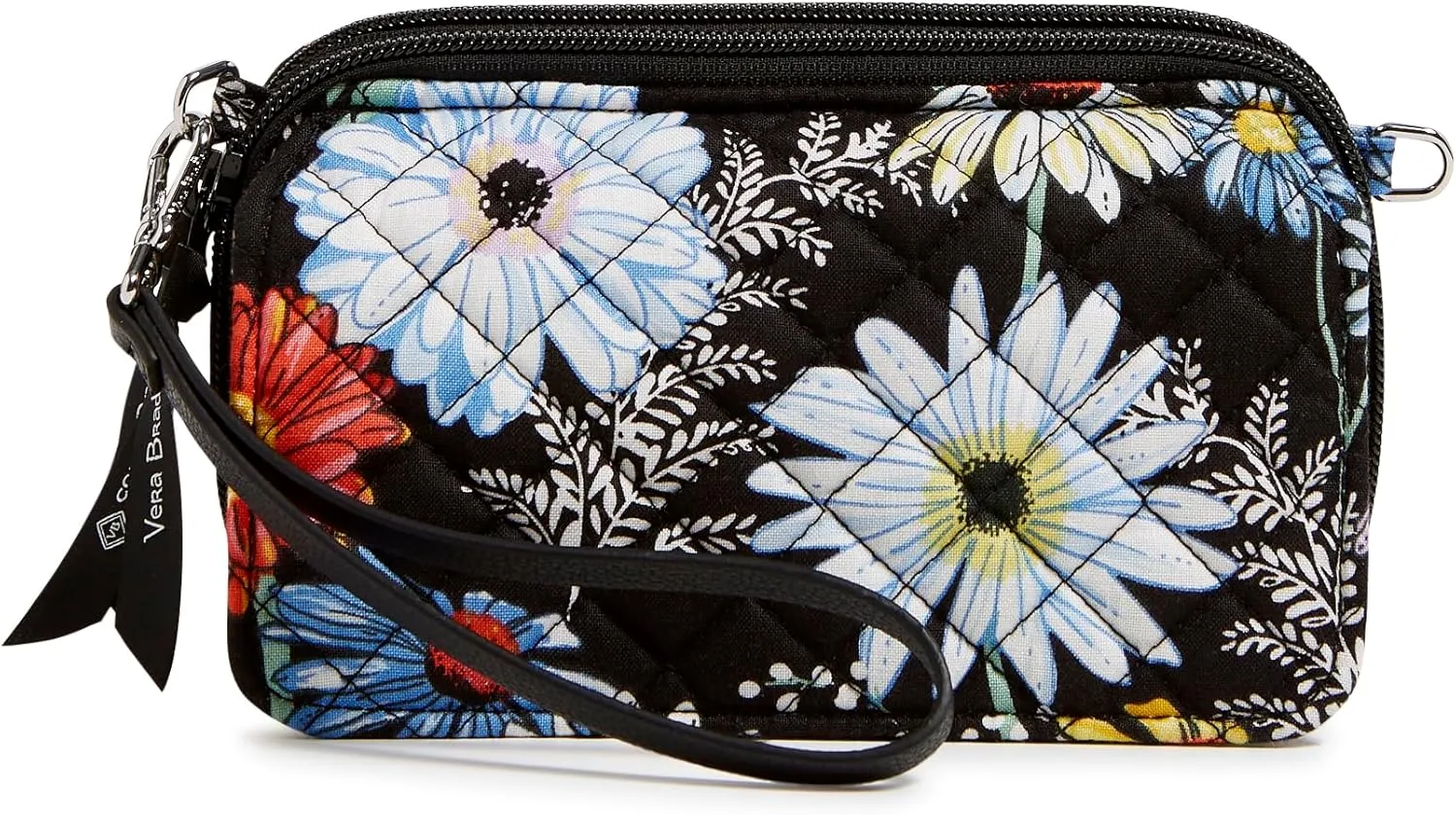 Vera Bradley Women's Cotton All in One Crossbody Purse with RFID Protection