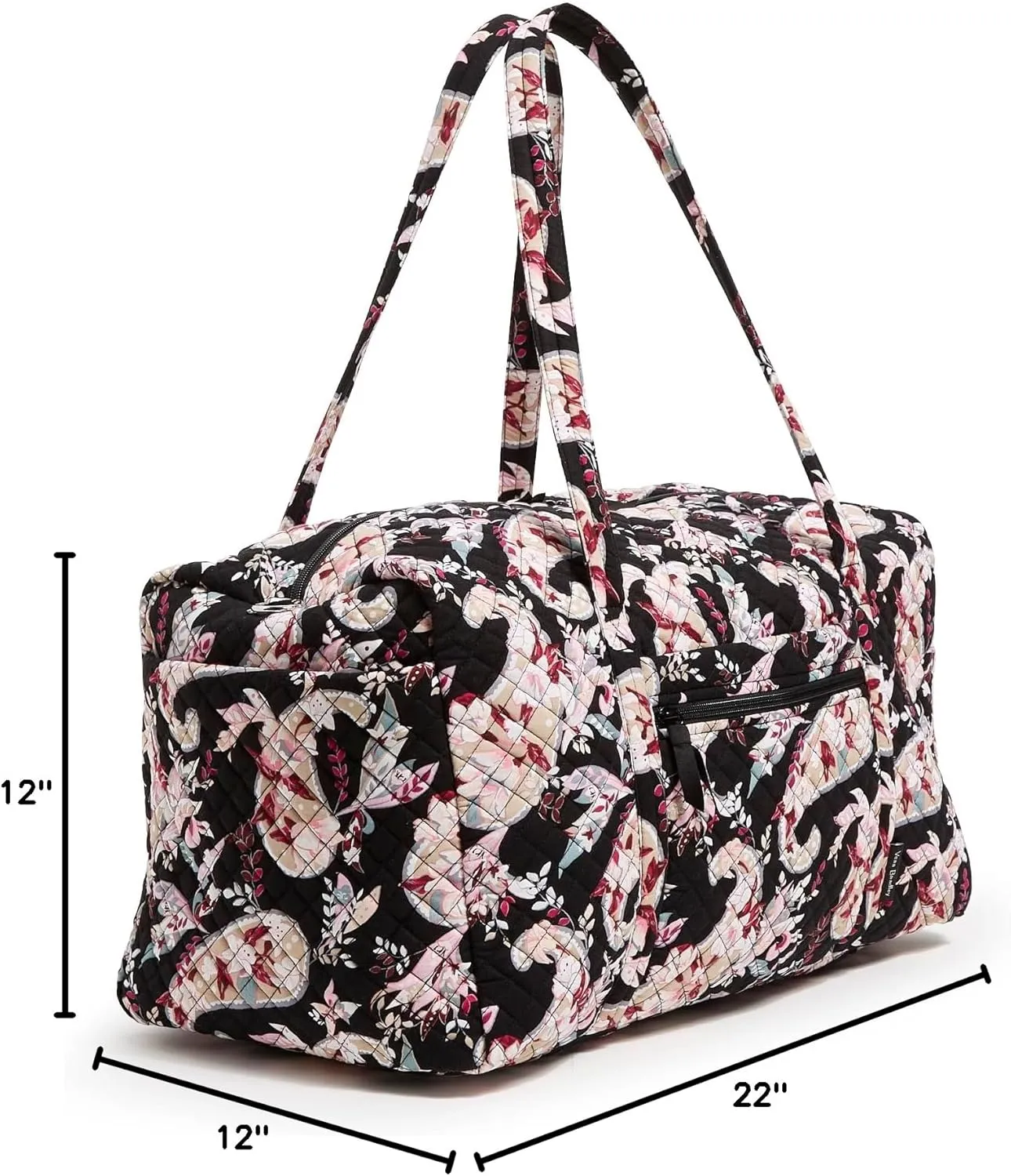 Vera Bradley Women's Cotton Large Travel Duffel Bag, Botanical Paisley, One Size