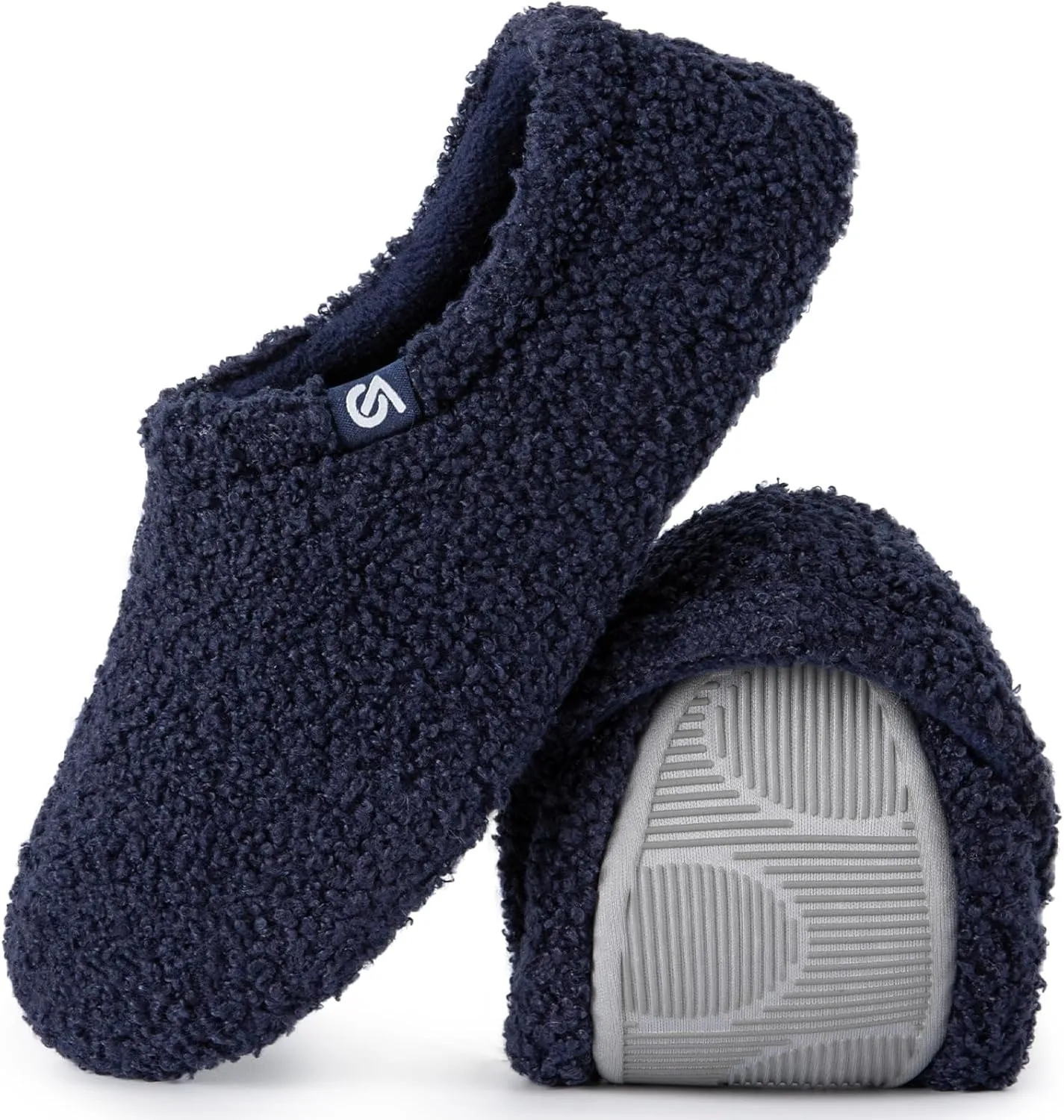VeraCosy Women's Fuzzy Teddy Slippers Lightweight Memory Foam Indoor House Shoes