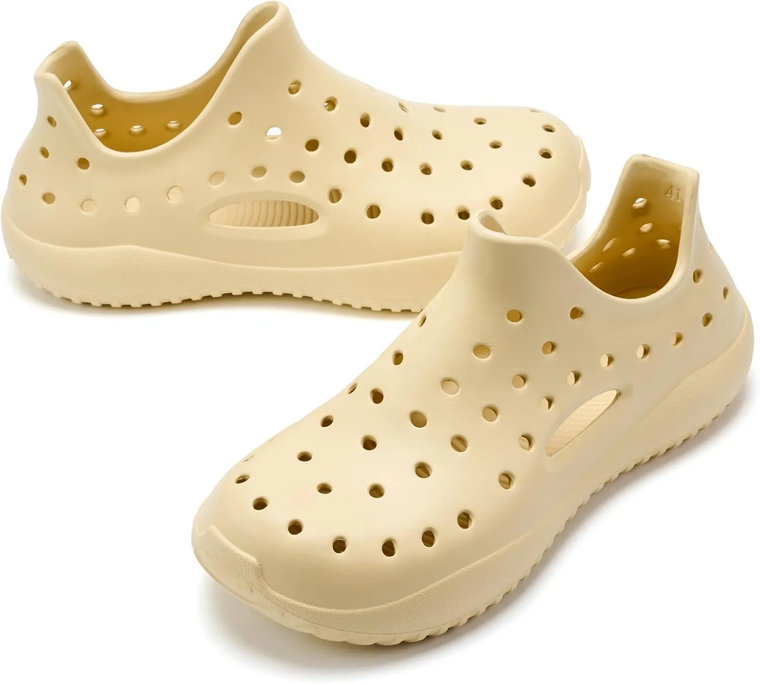 VIFUUR Womens Mens Clogs Garden Shoes with Arch Support Slip-on Outdoor Beach Slippers
