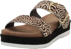 VOLATILE Womens Amyjane Platform Slide Casual Sandals Casual Low Heel 1-2" - Brown