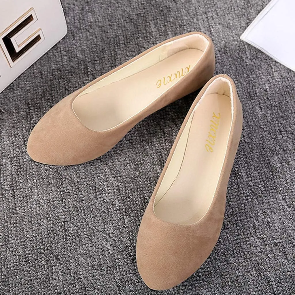 Walking Shoes Women Comfort Women Loafers Shoes Casual Slip on Non Slip Low Top CasualClosed Back Lightweight Breathable Christmas Tennis Shoes for Women Non Slip Shoes