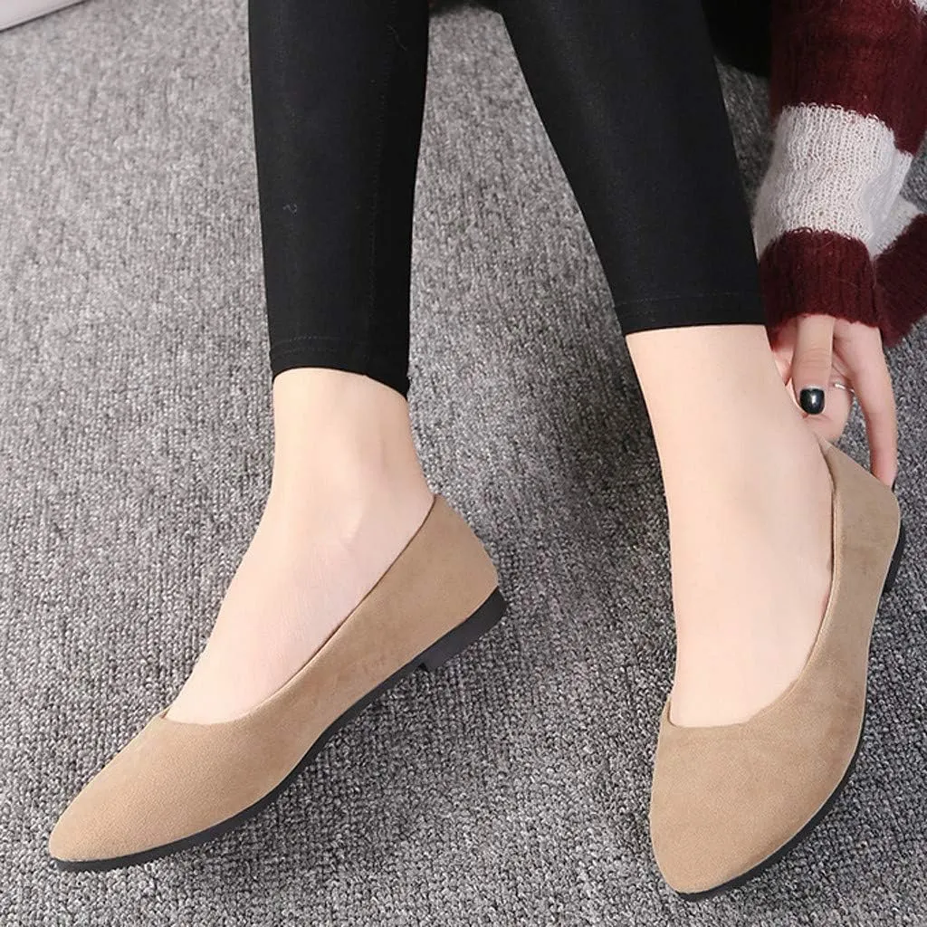 Walking Shoes Women Comfort Women Loafers Shoes Casual Slip on Non Slip Low Top CasualClosed Back Lightweight Breathable Christmas Tennis Shoes for Women Non Slip Shoes