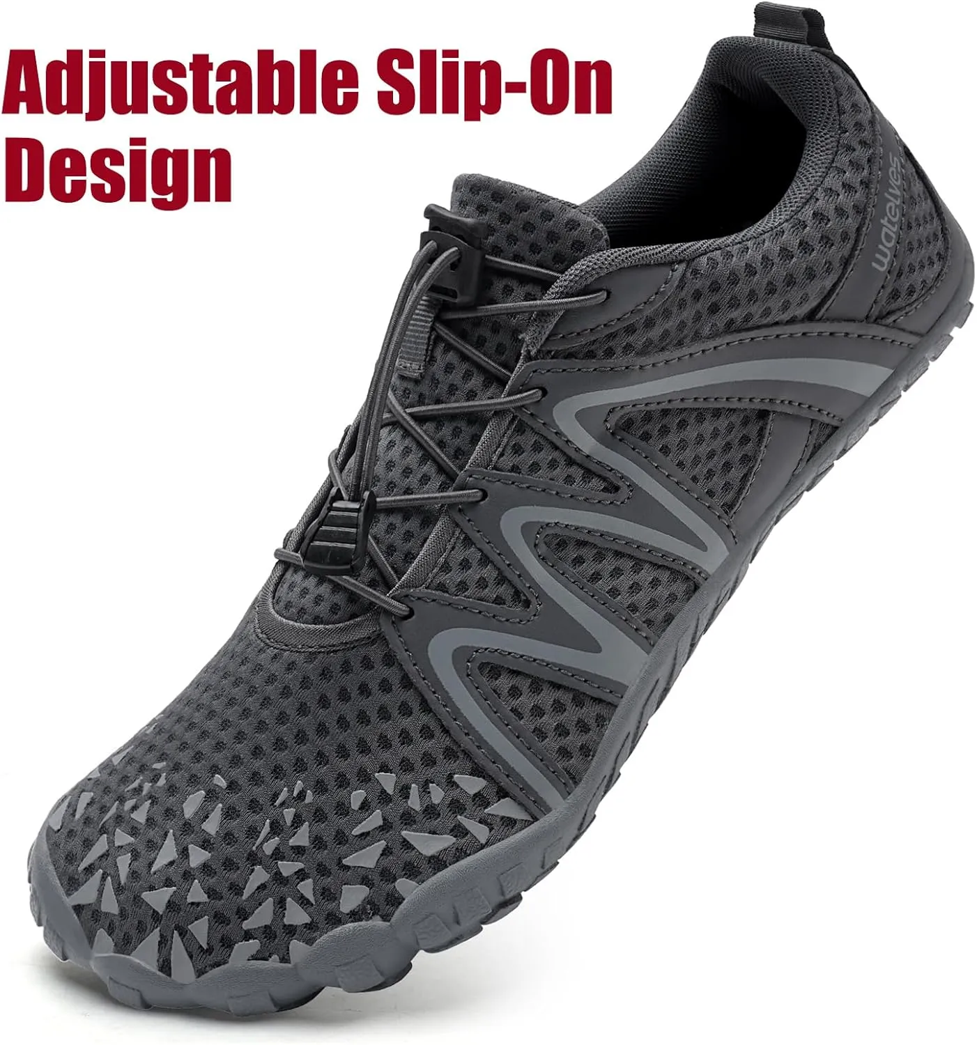 WateLves Water Shoes for Women Men Barefoot Quick Dry Beach Aqua Sock Outdoor Swimming Pool Minimalist Walking Shoes for Kayaking Surfing Hiking