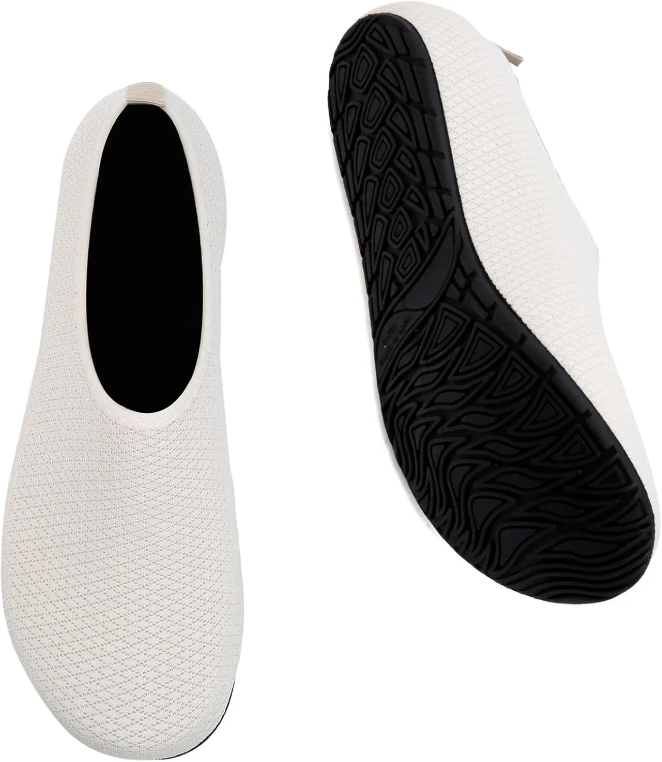 WateLves Water Shoes for Womens Mens Barefoot Quick-Dry Aqua Socks for Beach Swim Surf Yoga Exercise New Translucent Color Soles