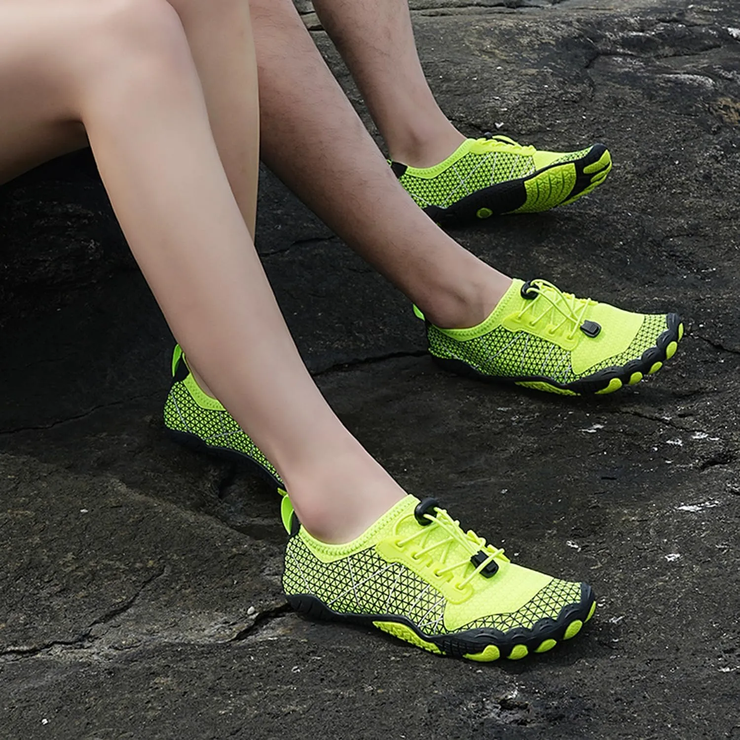 Water Shoes for Men and Women - Quick Dry Beach Aqua Swim Shoes - Yoga Socks for Hiking, Walking, Diving, Surf, Outdoor