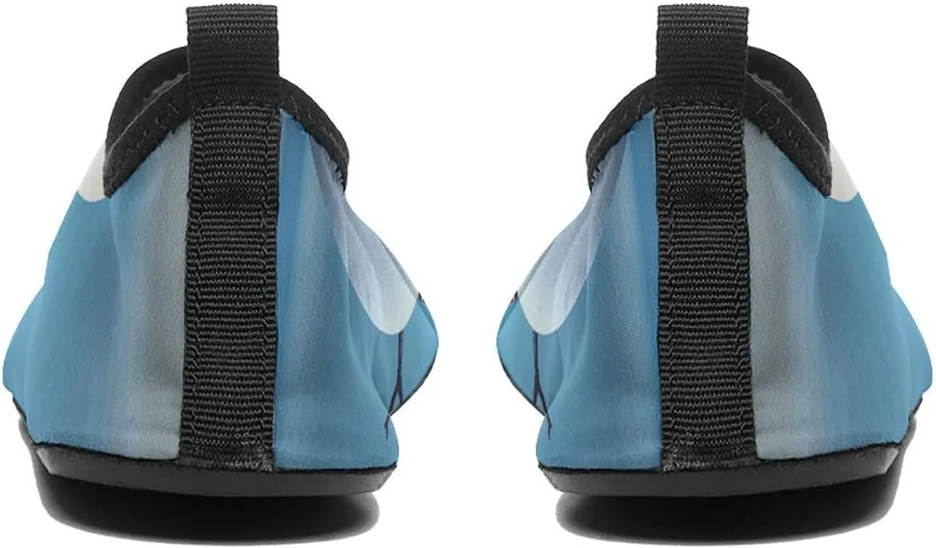 Water Shoes for Women Men Quick-Dry Aqua Socks Swim Pool Barefoot Shoes Snowman's Embrace Beach Shoes