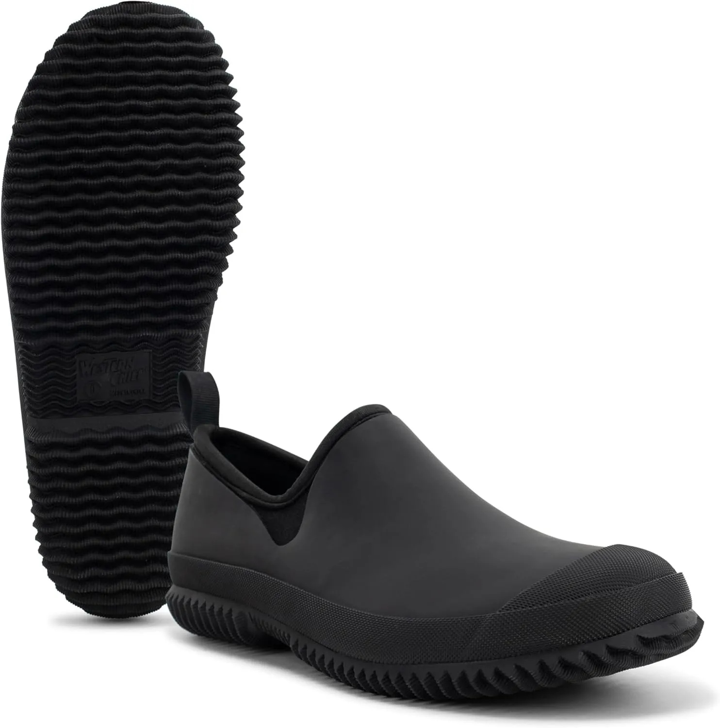 Western Chief Womens Neoprene Slip On Shoes Waterproof Rubber, Insulated Lining, Self Cleaning Outsole, Comfortable Memory Foam Insole, Easy Pull On Loops