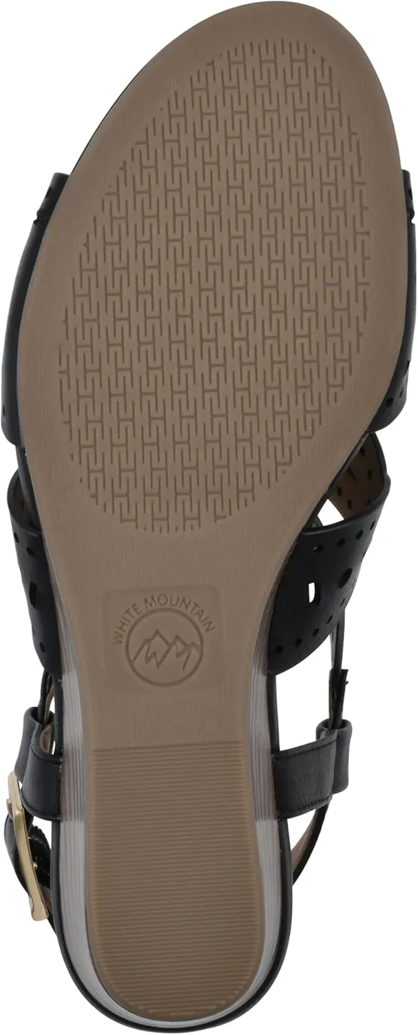 WHITE MOUNTAIN Women's Brush Up Wedge Sandal