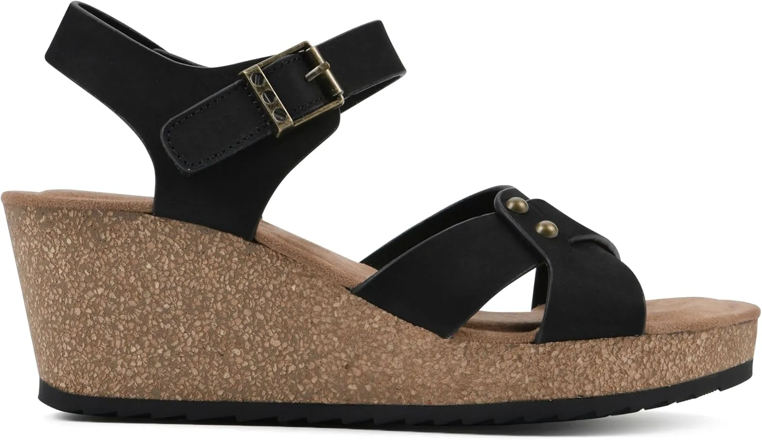 WHITE MOUNTAIN Women's Prezo Wedge Sandal