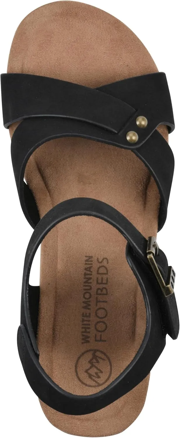 WHITE MOUNTAIN Women's Prezo Wedge Sandal