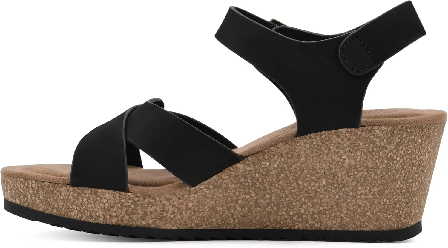 WHITE MOUNTAIN Women's Prezo Wedge Sandal