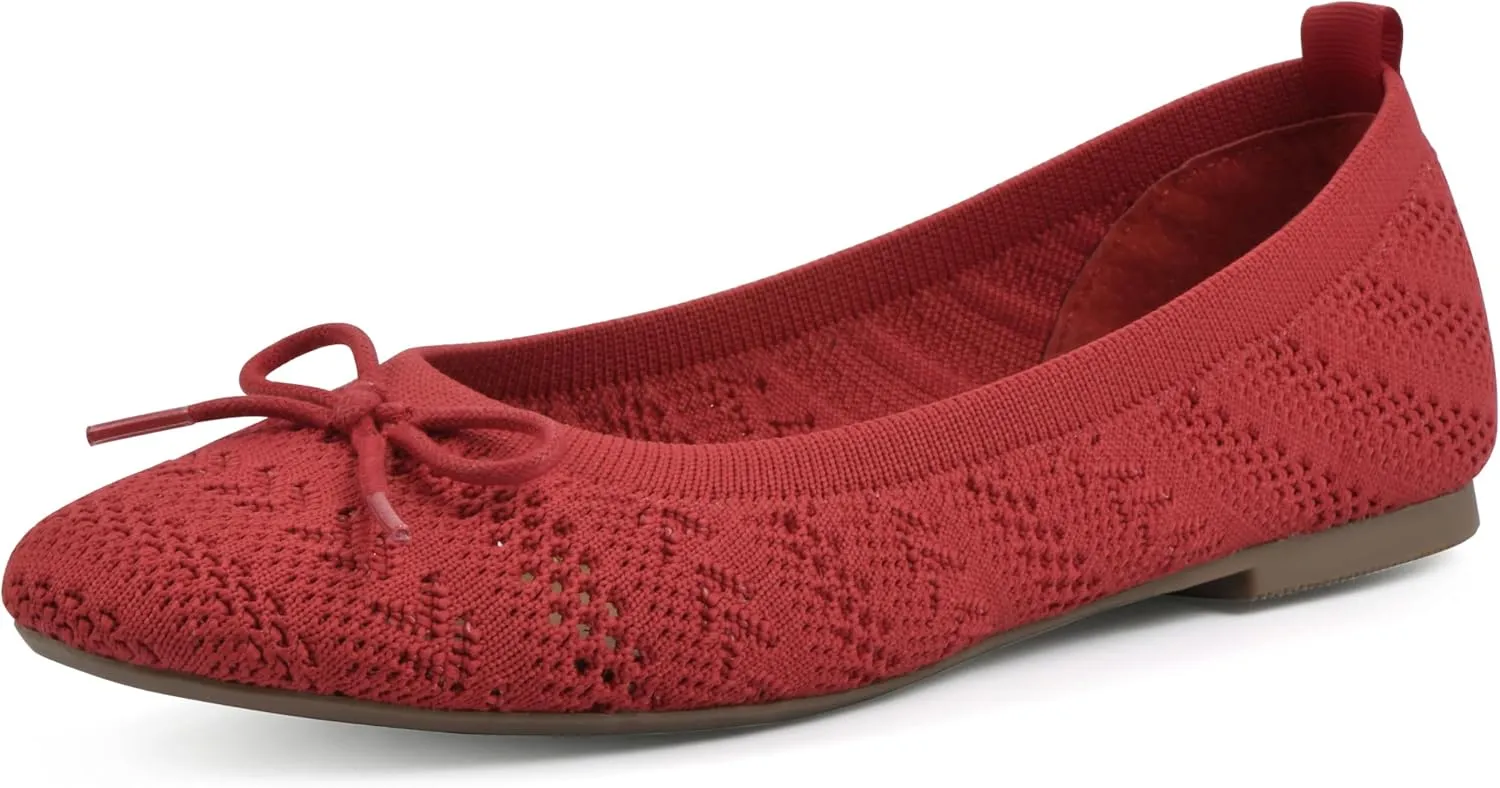 WHITE MOUNTAIN Women's Sashay Woven Knit Ballet Flat