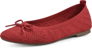 WHITE MOUNTAIN Women's Sashay Woven Knit Ballet Flat