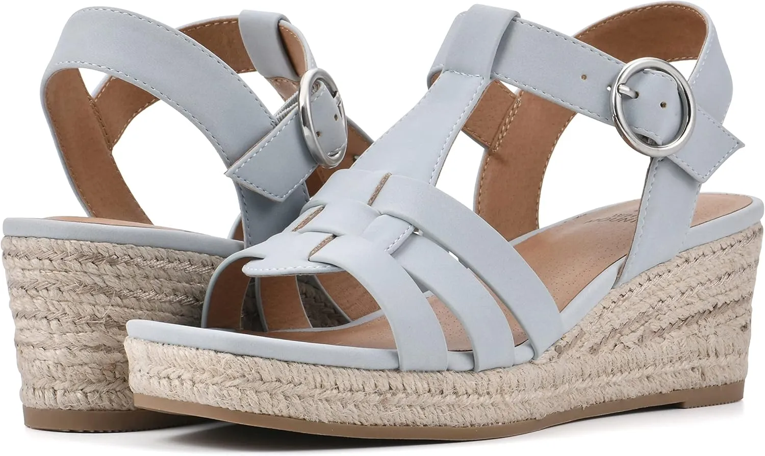 WHITE MOUNTAIN Women's Stormy Wedge Sandal