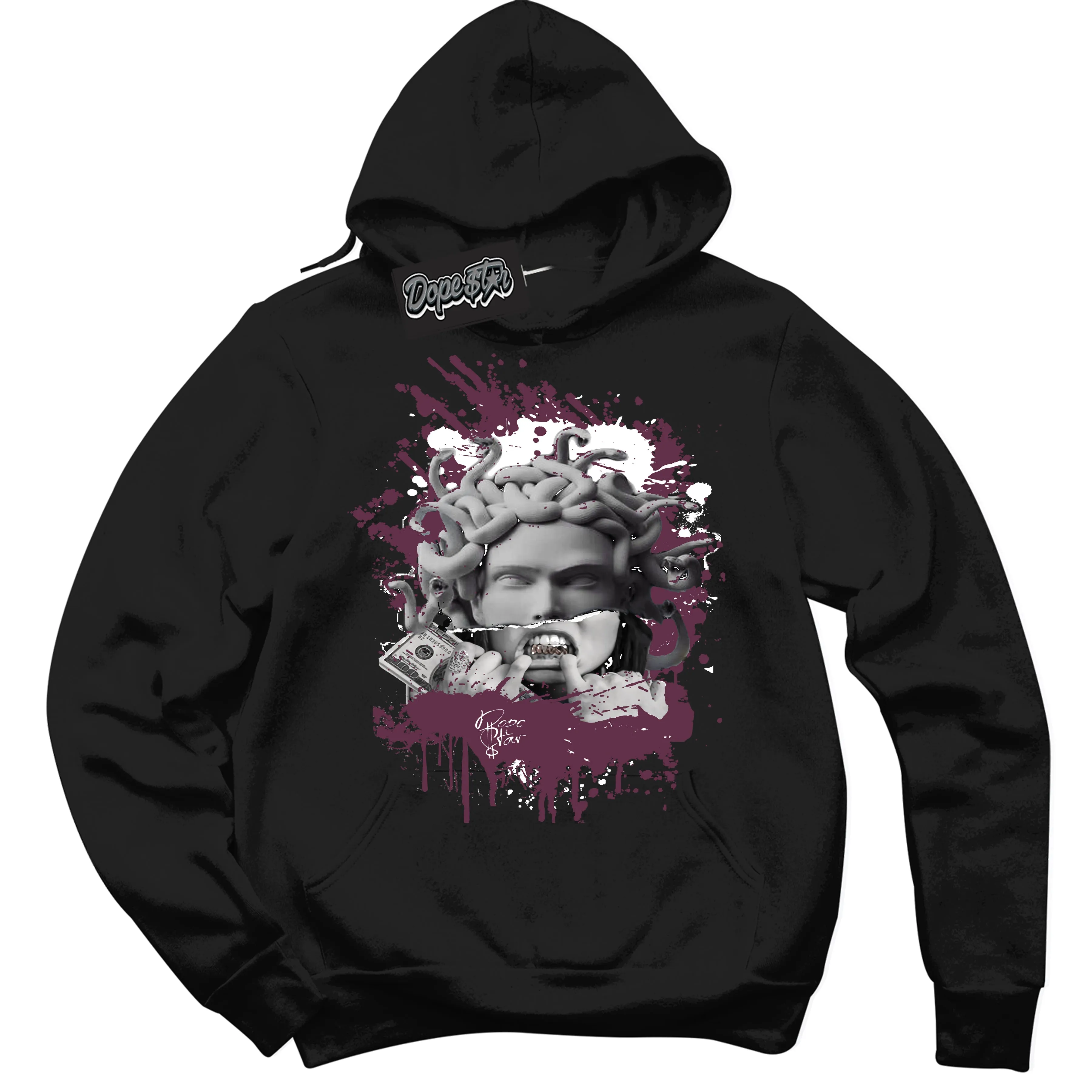 White Viotech Dunks Sneaker Hoodie Medusa Graphic