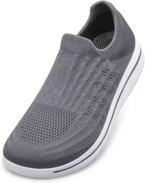 Wide Toe Shoes Women Barefoot Sneakers Mesh Flat Casual Pull-on Lightweight Breathable Comfortable