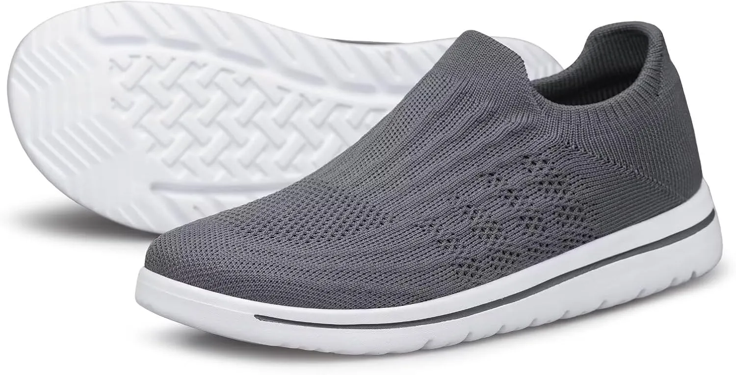 Wide Toe Shoes Women Barefoot Sneakers Mesh Flat Casual Pull-on Lightweight Breathable Comfortable