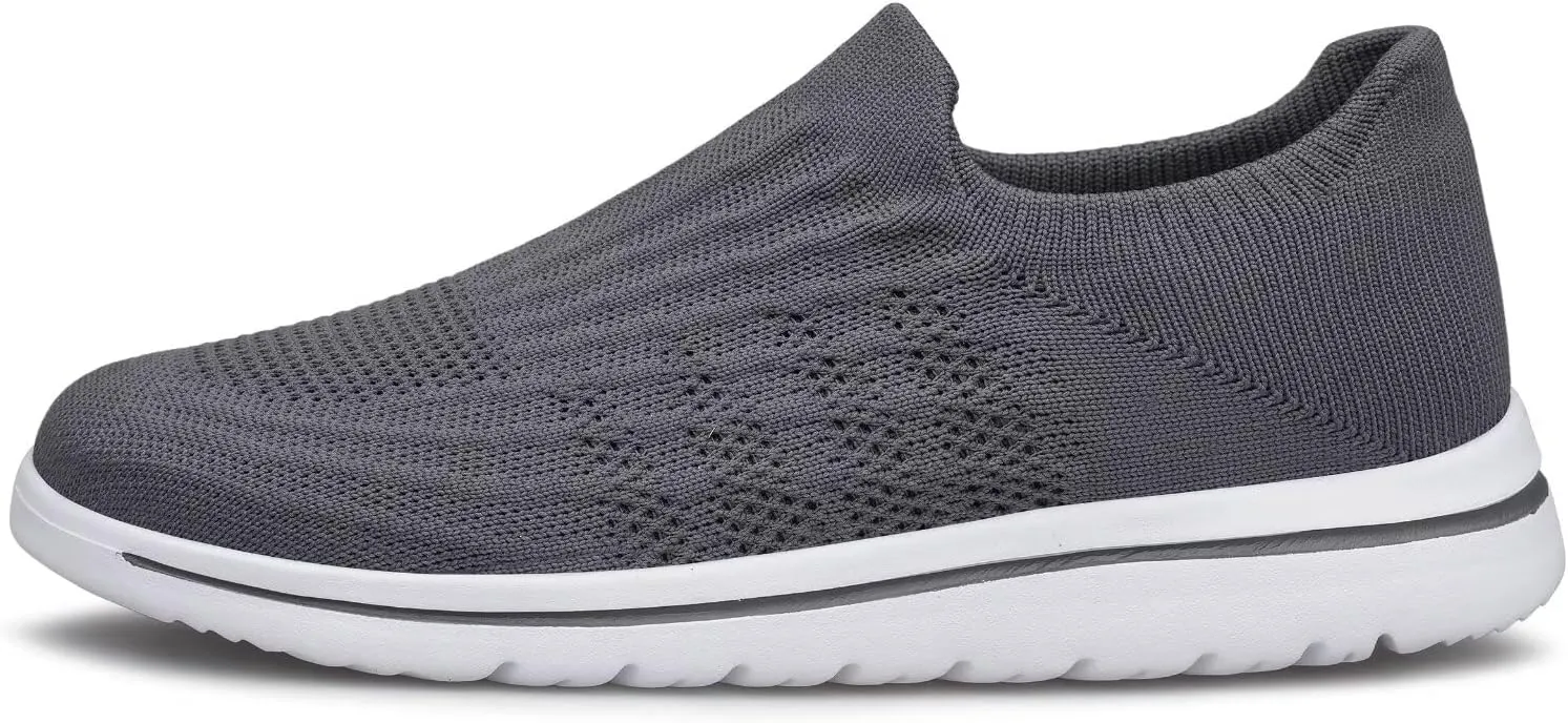 Wide Toe Shoes Women Barefoot Sneakers Mesh Flat Casual Pull-on Lightweight Breathable Comfortable